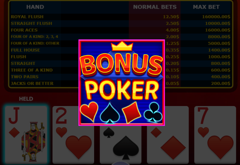 Bonus Poker KA Gaming